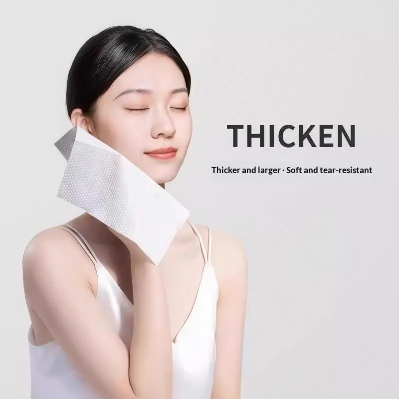 14pcs Disposable Portable Travel Towels Thickened Compressed Face Cleansing Beauty Square Washcloths For On-the-Go Hygiene