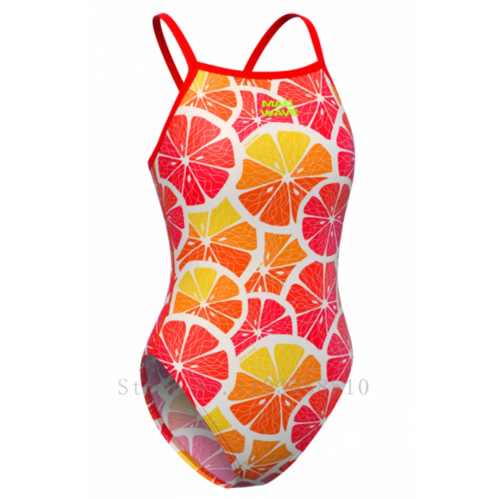 

mad wave Sexy Sports Swimsuit Sexy Back One-piece Swimsuit Racerback Functional Training Swimsuit Bodysuit Water Team Swimming