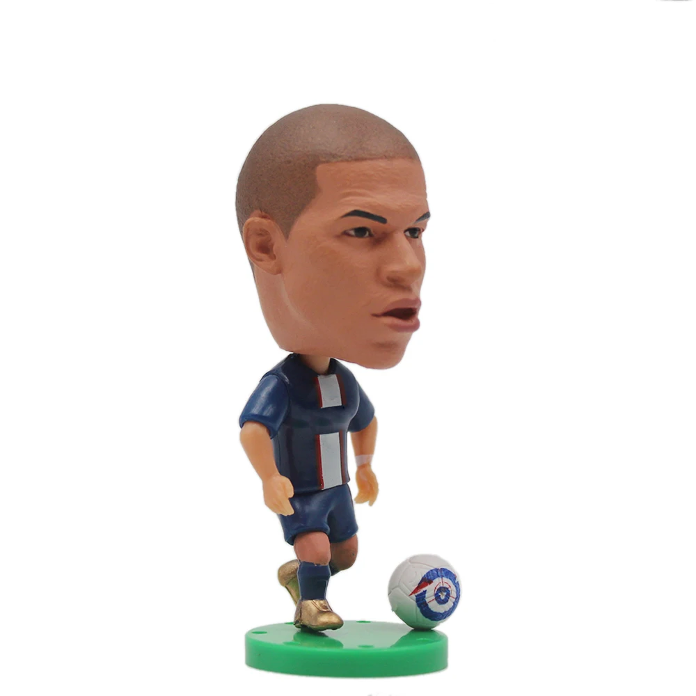 Soccerwe 1Pcs Dolls Toy Soccer Player Star 2.5