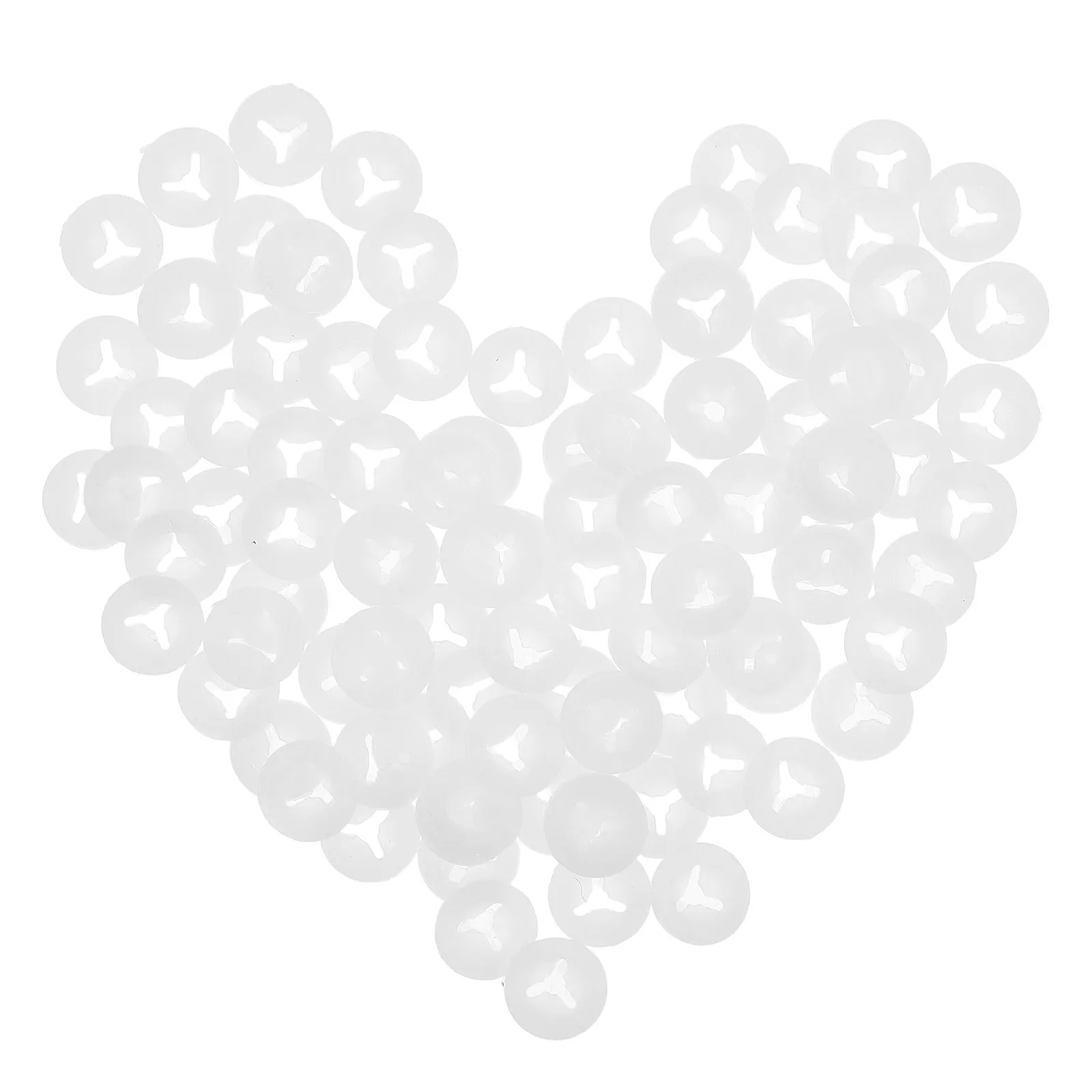 

100Pcs Safety Eye Washers Essential Plastic Nose Gaskets for Crochet Bears Handmade Stuffed Animal Craft Accessories DIY Parts