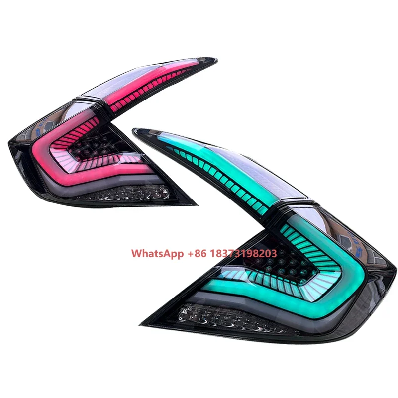 

Led Tail Lights for Honda Civic 2016-2018 Year Brake Lights With RGB APP Control Car Rear Lamp Assembly