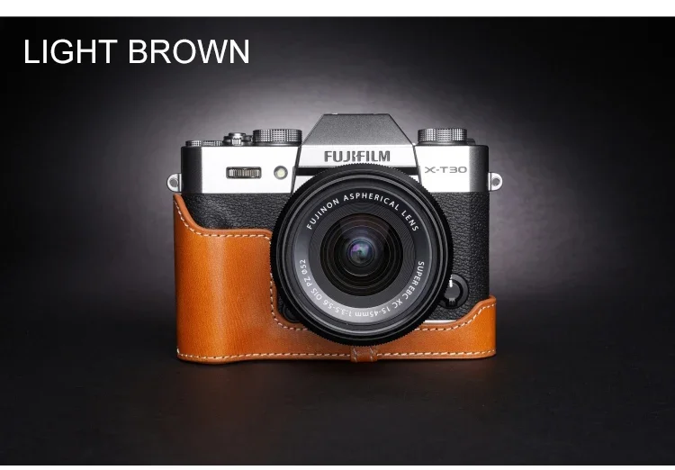 Сумка для камеры Fujifilm X-T30 X-T30ii XT20, получехол, аксессуары для камеры, сумка ручной работы из натуральной кожи, коробка для тела