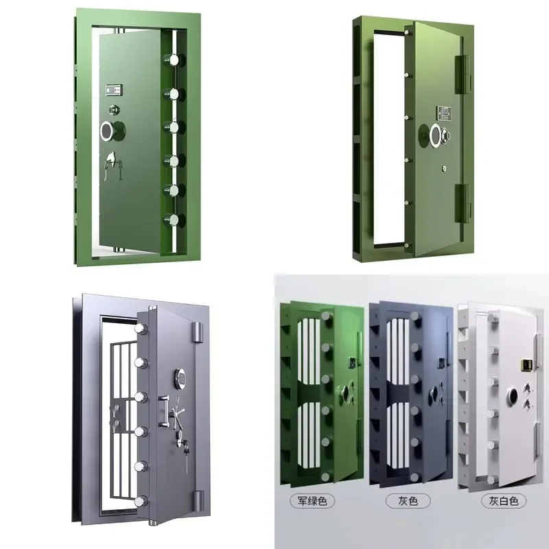Heavy Duty Steel Concealed Locker Door Ground Mounted Simple Style Secure Warehouse Safe Room Access Panel
