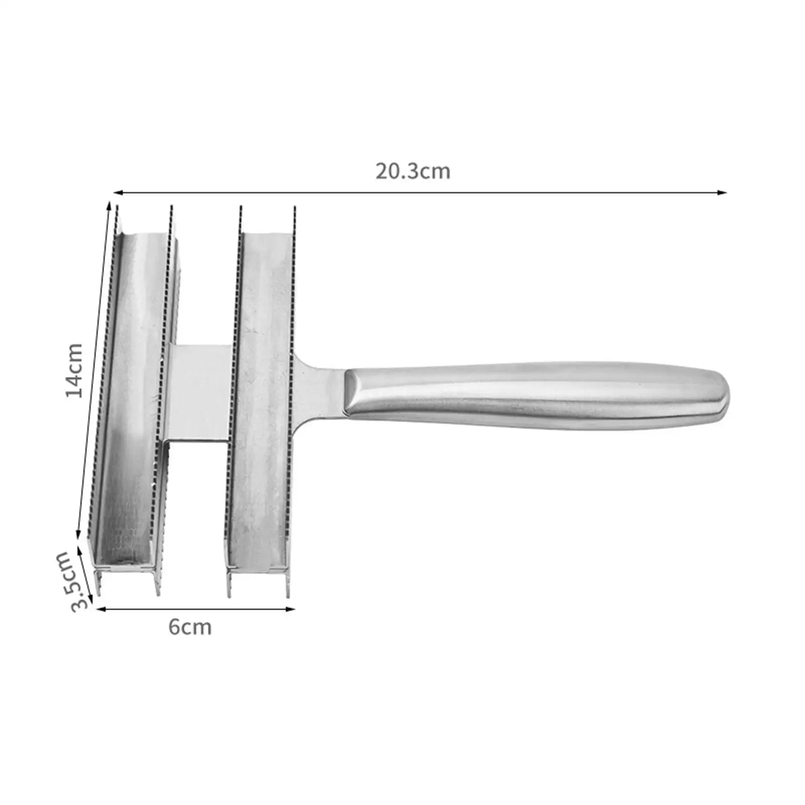 Escova de cavalo pente pet ancinho escova de metal lâmina de derramamento ferramenta de cuidados ancinho escova de deshedding para gatos todos os tipos de cães vacas animal