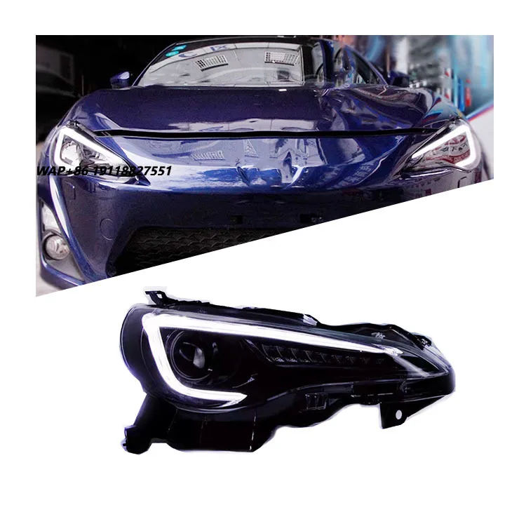 Car Accessories LED Headlights 2012 - 2021 Gt86 Brz Convertible Headlights Plug and Play