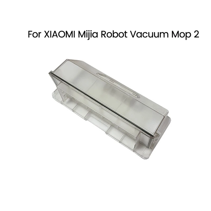 Caja de polvo para XIAOMI Mijia Robot, mopa de aspiradora 2, accesorios de repuesto, caja de polvo de basura, limpieza del hogar