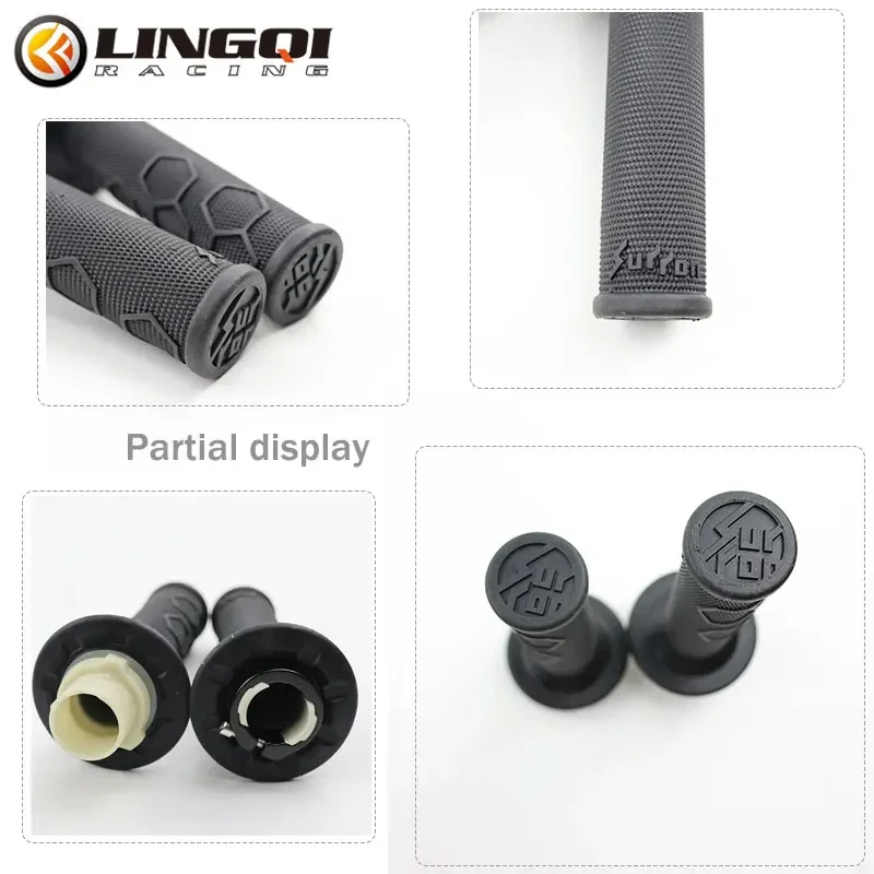 LINGQI Ultra Bee المقود حفرة الترابية دراجة خنق مقود غطاء مقبض المطاط لمعظم الدراجات النارية سكوتر كهربائي الملحقات