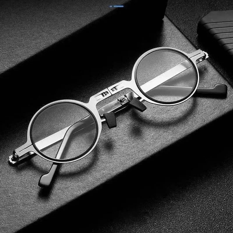 Portable Reading Folding Glasses Middle-aged And Elderly Reading Glasses Men Women Presbyopia Eyeglasses +1.0+4.0 with box
