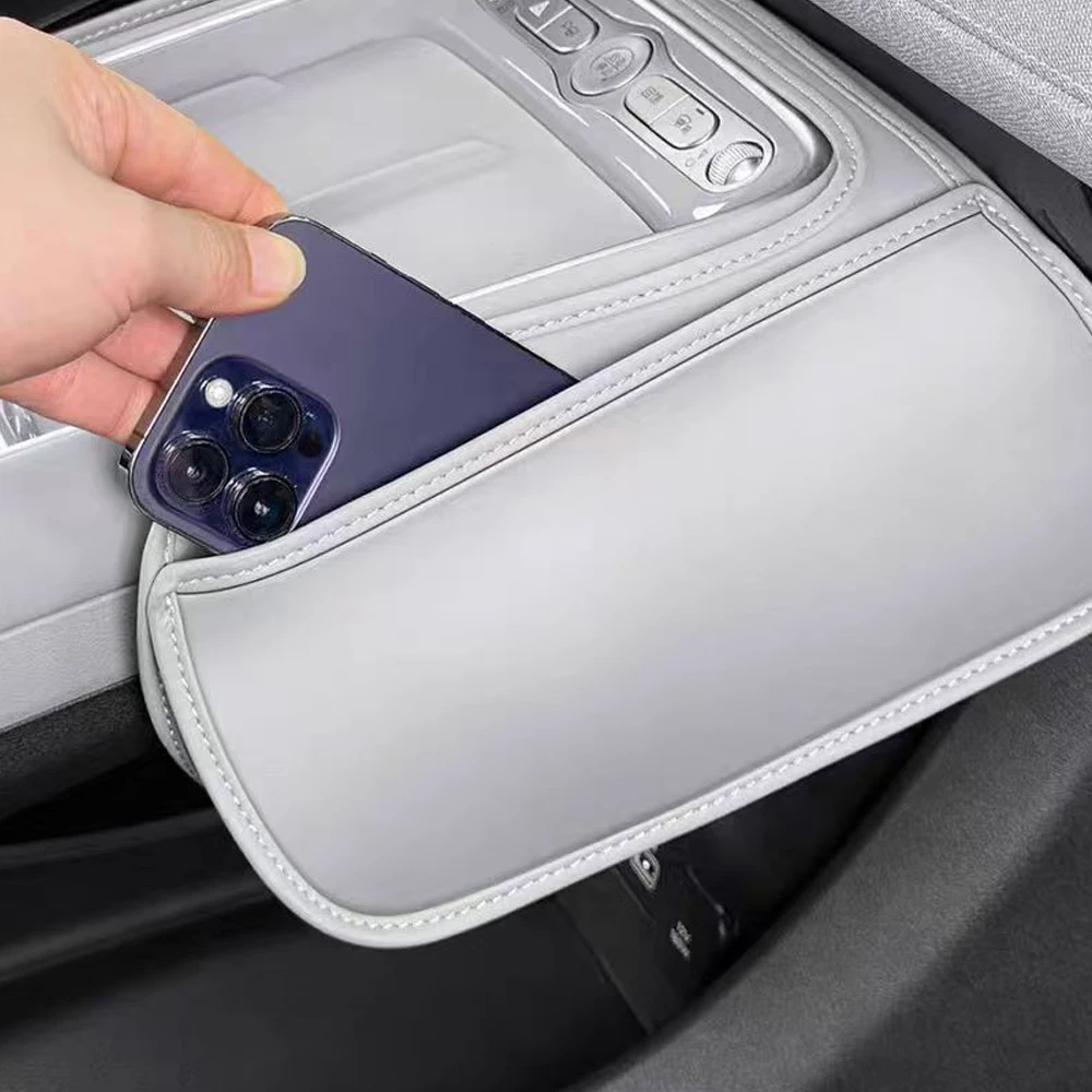 

Leather Car Storage Bags On Both Sides Of The Center Console Interior Modification Supplies Suitable For 25-26 BYD Sea Lion 05EV