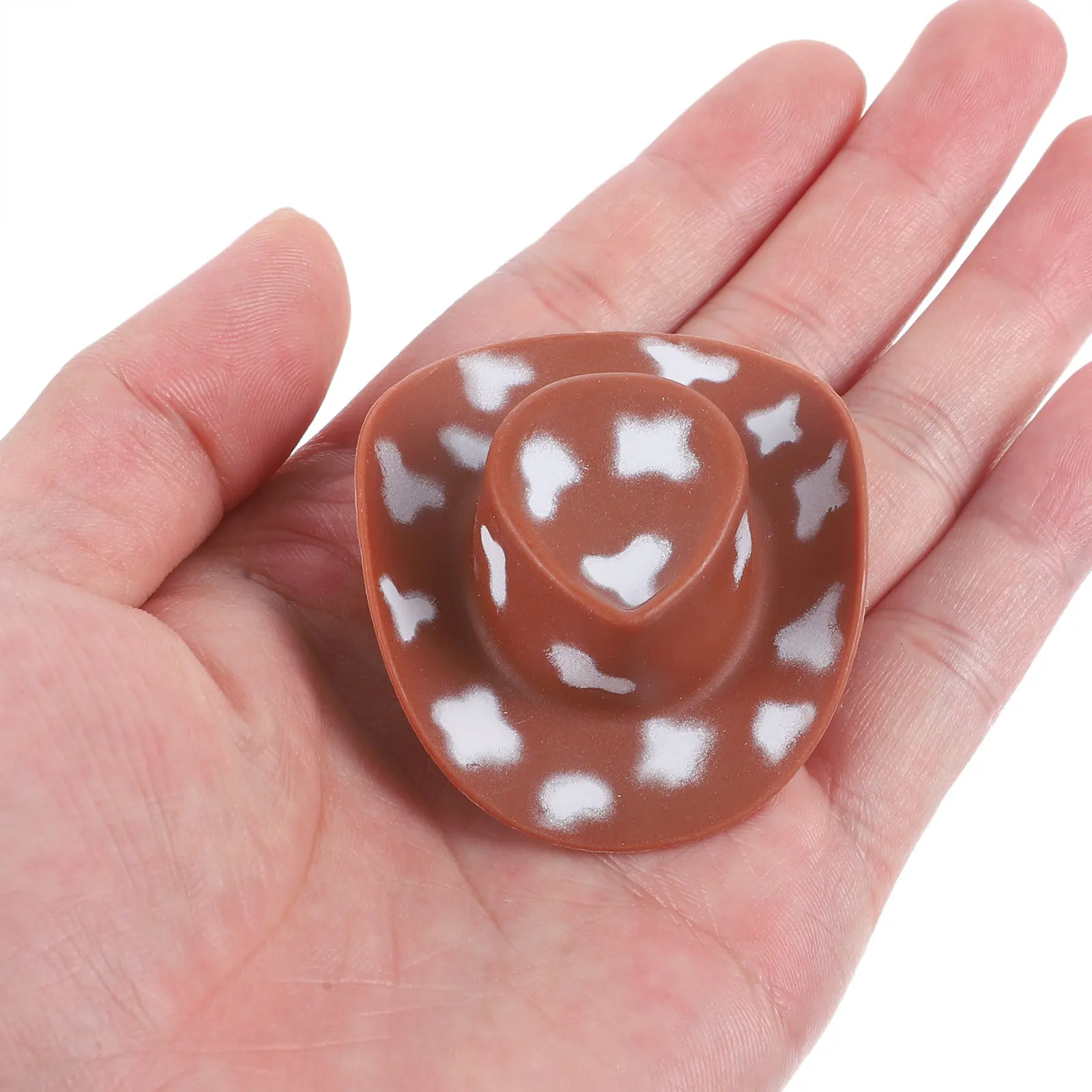 10 Piezas de Mini Sombreros Vaqueros, Sombreros Pequeños para Manualidades, Decoración, Artículos de Fiesta, Decoración del Hogar, Adorno para Pasteles, Kit de Accesorios