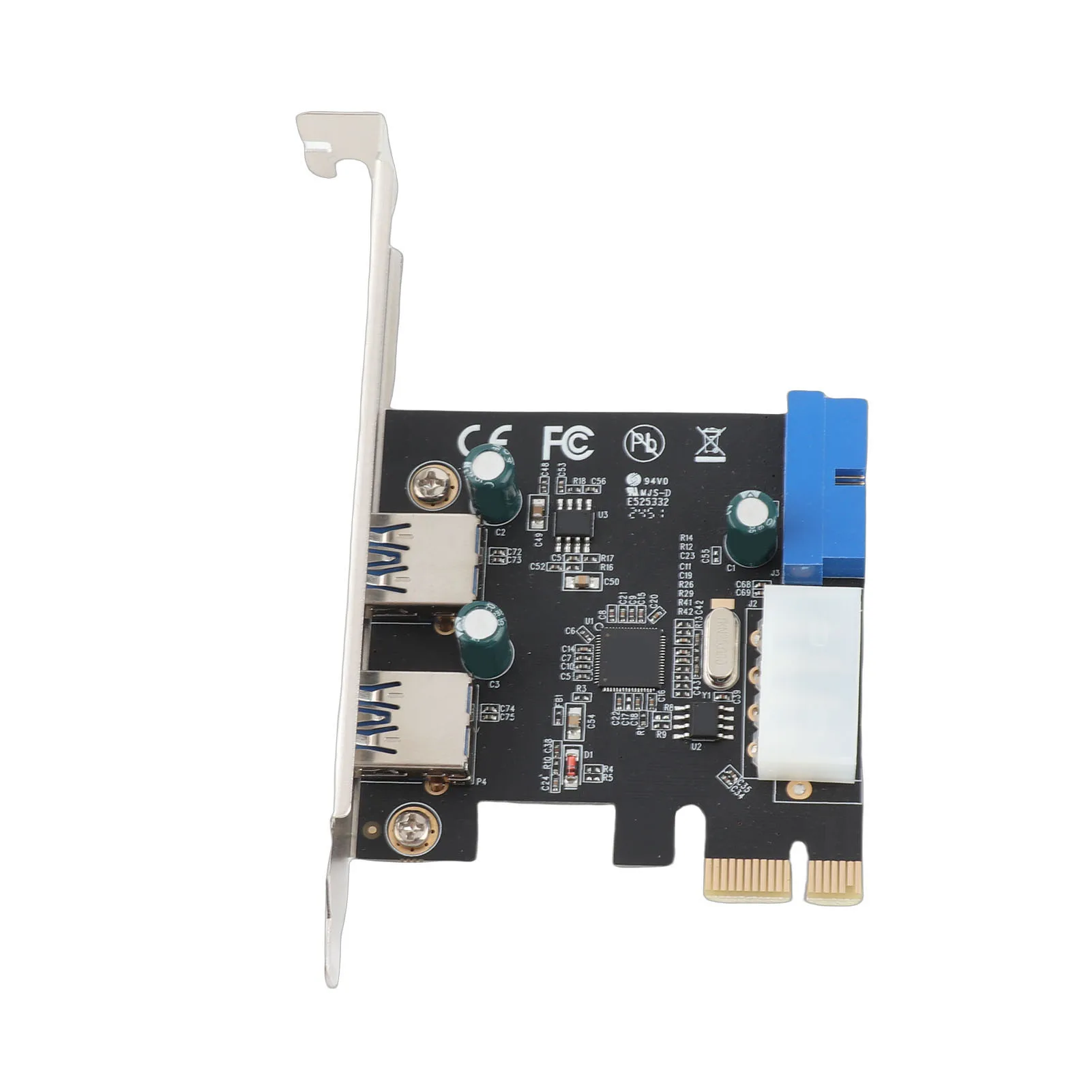 USB3.0 Expansion Card Controller Card Adapter 19 Pin 4P Pcie Usb Card for Windows8.1 for   32/64 for  7 32/64