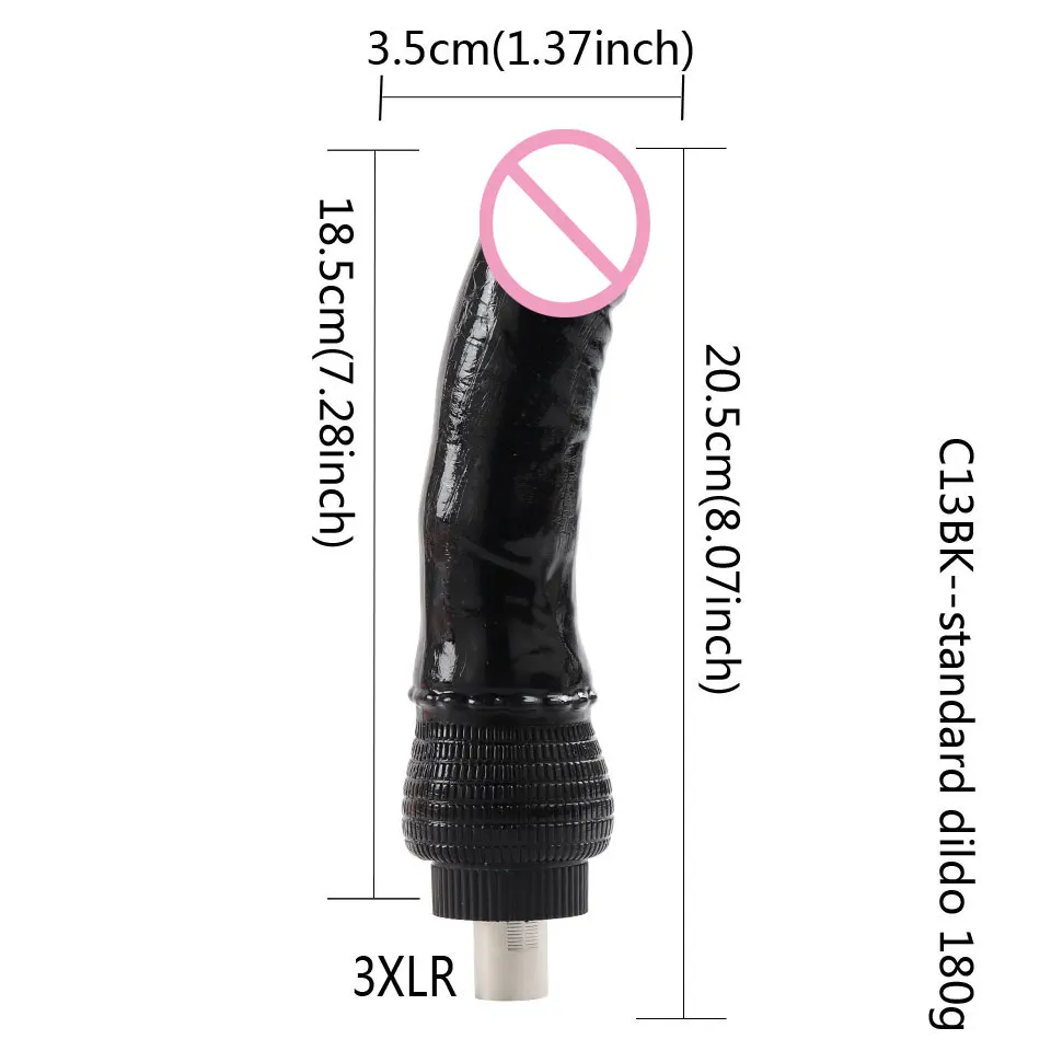 Adult Sex Toys 3XLR Connector Accessories for 3XLR Sex Machine Devices, Realistic Dildo 3XLR Attahcments Toys for Women and Men