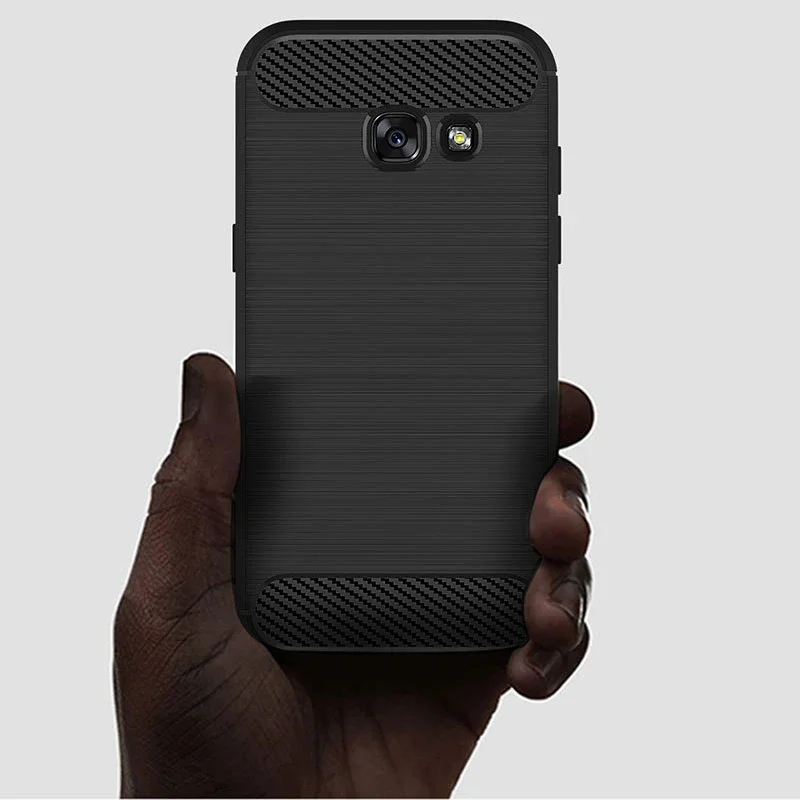삼성 갤럭시 A5 2017 케이스 실리콘 TPU 범퍼 충격 방지 탄소 커버 삼성 갤럭시 A5 2017 A5200 A520F 케이스
