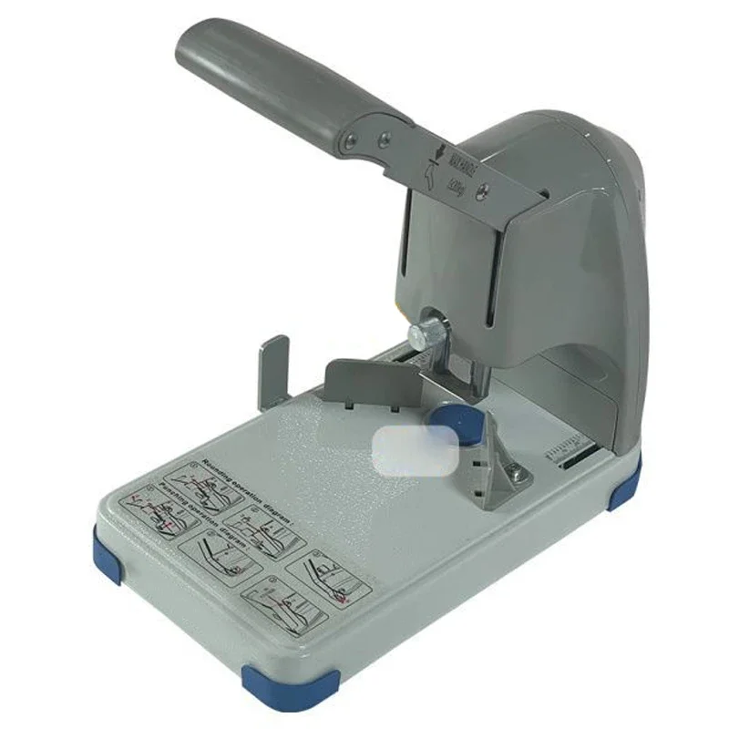 30C Heavy-Duty Manual Single-Hole Paper Punch 3/4/5/6mm round Hole for Loose-Leaf Forms 30mm Thickness