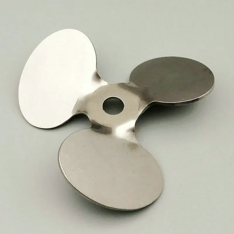 1pcs 304 stainless steel three leaf type Stirrer Paddle Diameter 4cm to 12cm,Lab Agitating Blade suitable for thin materials