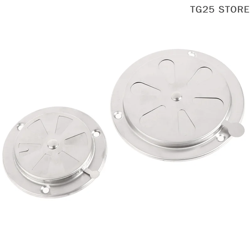 1Pcs 95/125mm Adjustable Round Air Vent Grille Ducting Ventilation Grilles Cover BBQ Grill Smoker Exhaust Vent Stove