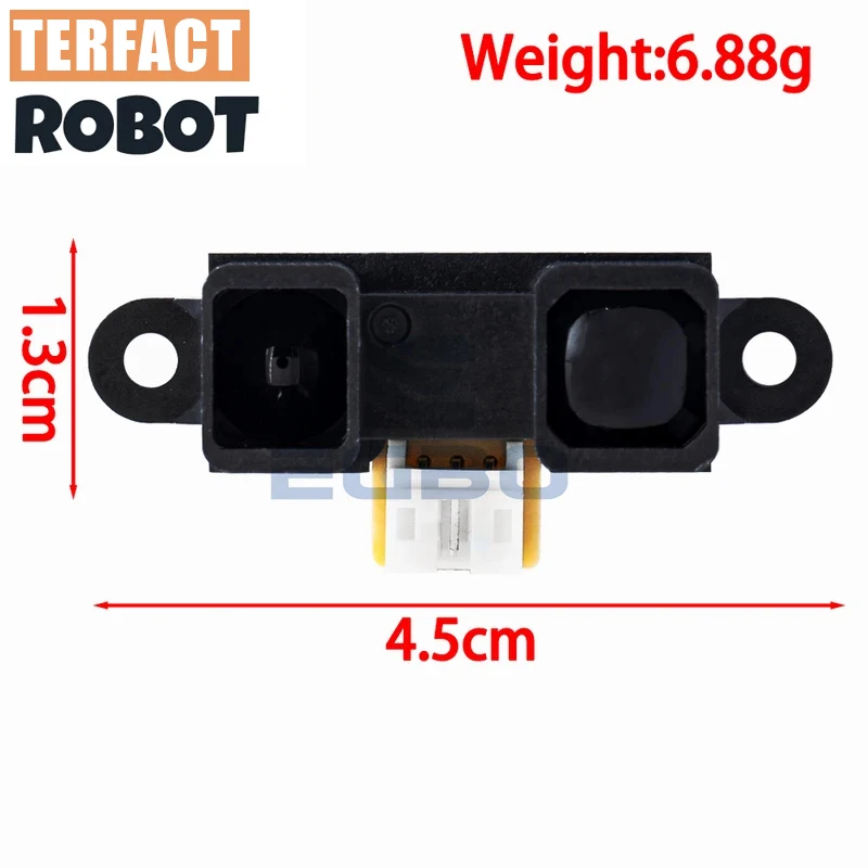 1~5PCS TERFACT ROBOT GP2Y0A21YK0F GP2Y0A02YK0F 100% NEW 2Y0A21 10-80cm Infrared distance sensor INCLUDING WIRE 20-150cm