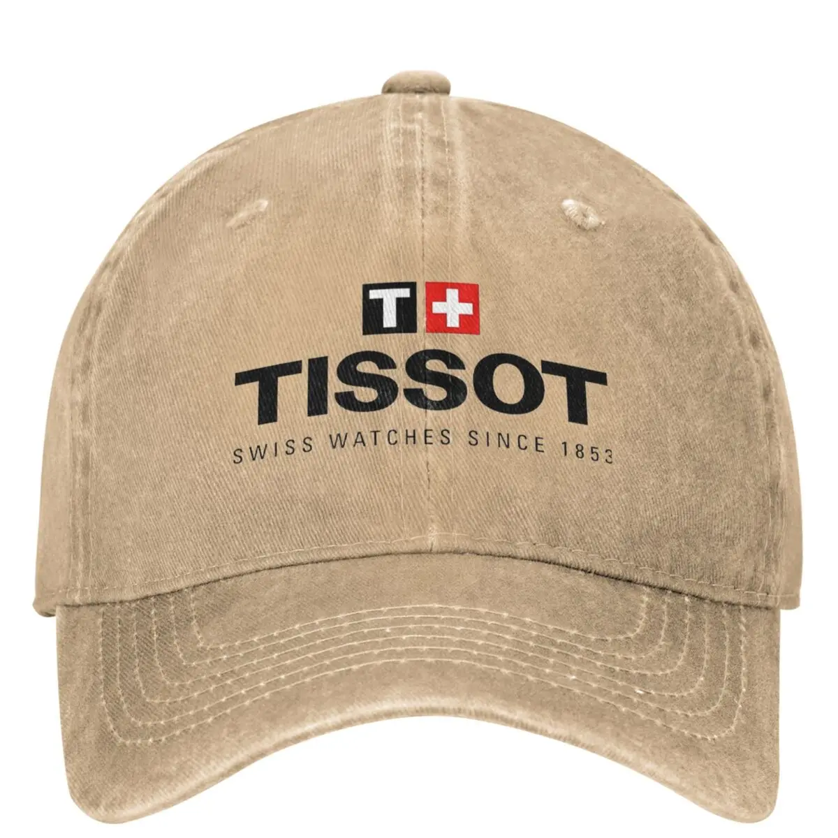 T-Tissots Logo Baseball Cap Swiss Watch Hunting Camping Adjustable Hip Hop Dad Hats Men Adult Casual Design Baseball Caps