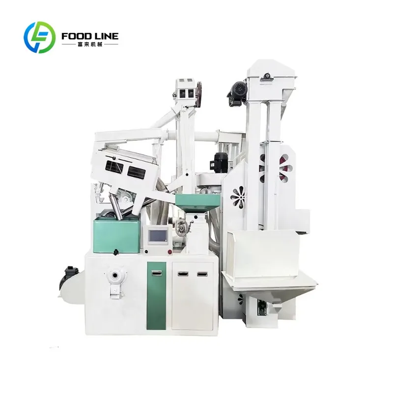 Customized Rice Mill Machinery Paddy Automatic 15TPD Automatic Rice Mill Machines / Combine Rice Milling Machine