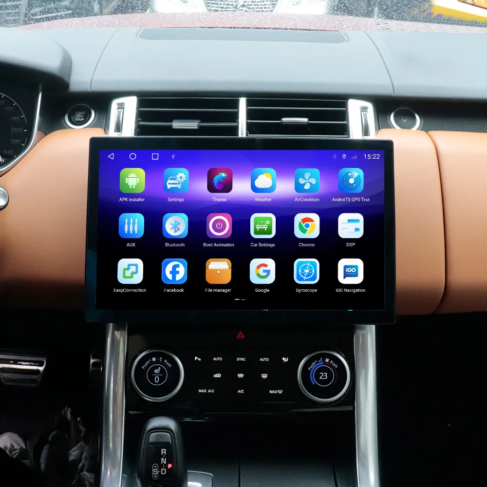 أندرويد السيارات الوسائط المتعددة راديو السيارة لسيارة رينج روفر سبورت 2013 ~ 2017 نظام تحديد المواقع والملاحة ستيريو استقبال رئيس وحدة Carplay خرائط غير متصلة بالإنترنت #4