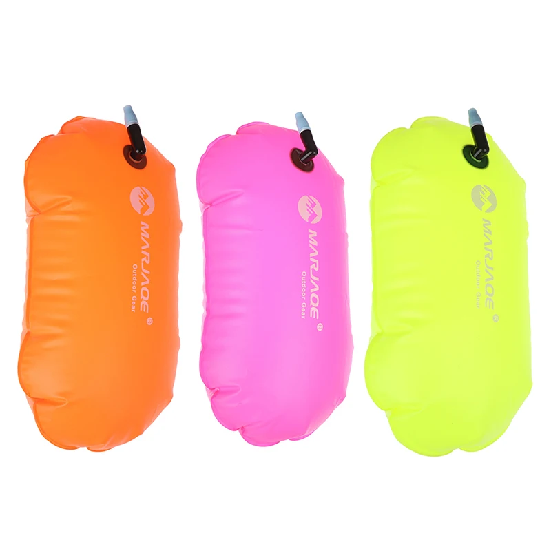1PC PVC ว่ายน้ําทุ่นความปลอดภัย Air DRY TOW BAG FLOAT Inflatable สัญญาณ Drift BAG