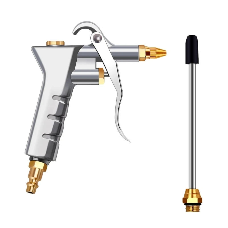 

Industrial Air Blow Guns with Brass Adjustable Air Nozzle Extension Pneumatic Tools Air Compressor Guns