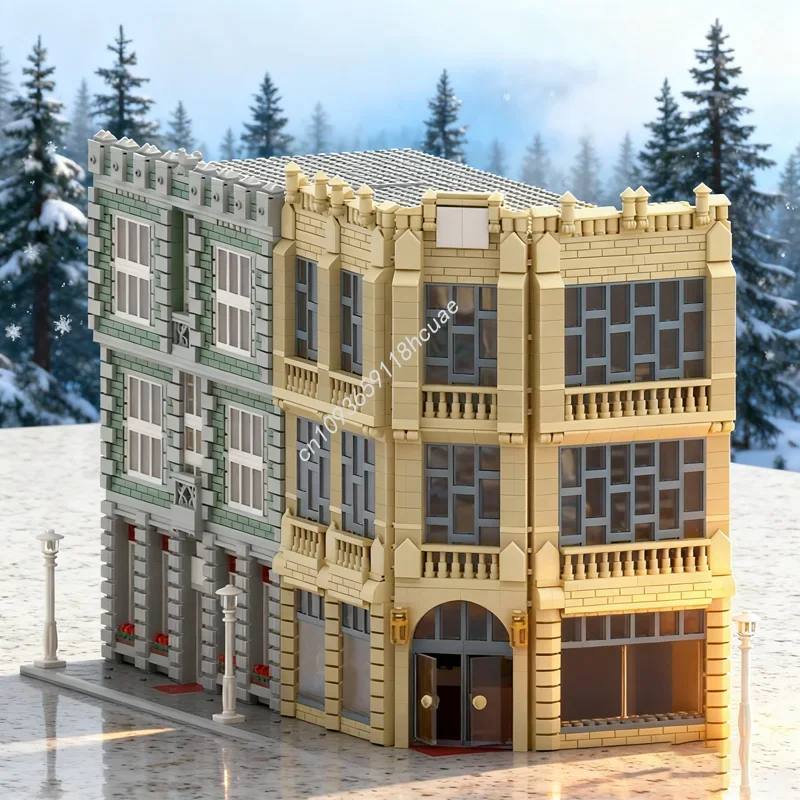 5046pcs MOC Department Store Exhibition Model Building Blocks Construction DIY Creative Christmas Gifts Idea Toys Education Kids