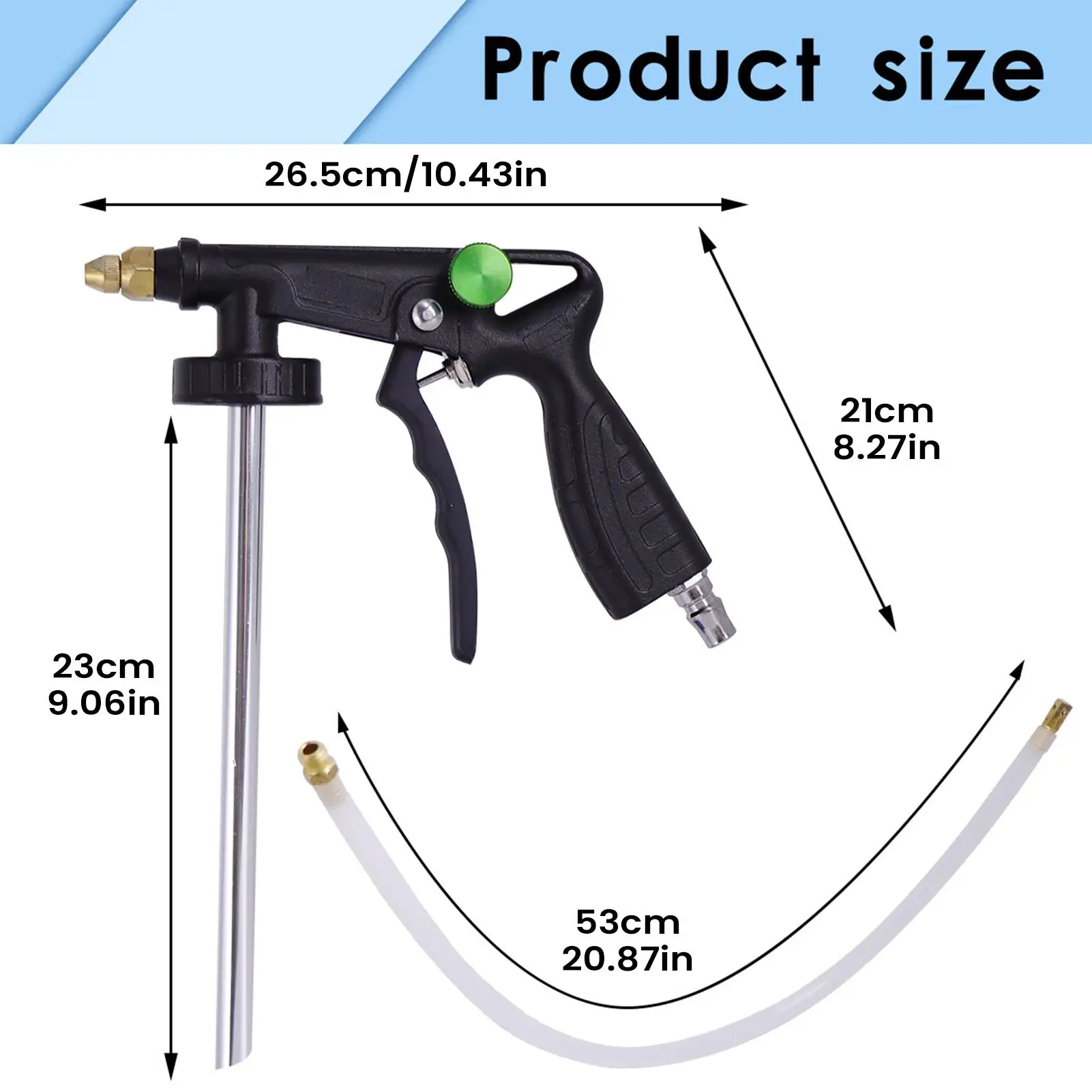 Truck Undercoating Spray Tools Long-Lasting Adjustable Spraying Machine Vehicles Under Coating Spray For Automotive Construction