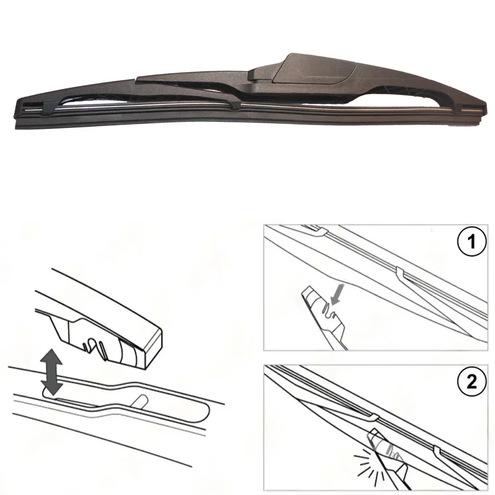 For Citroen C4 Cactus 2014 2015 2016 2017 2018 2019 2020 2021 2022 Front Rear Wiper Blades Accessories Windscreen Window Cutter