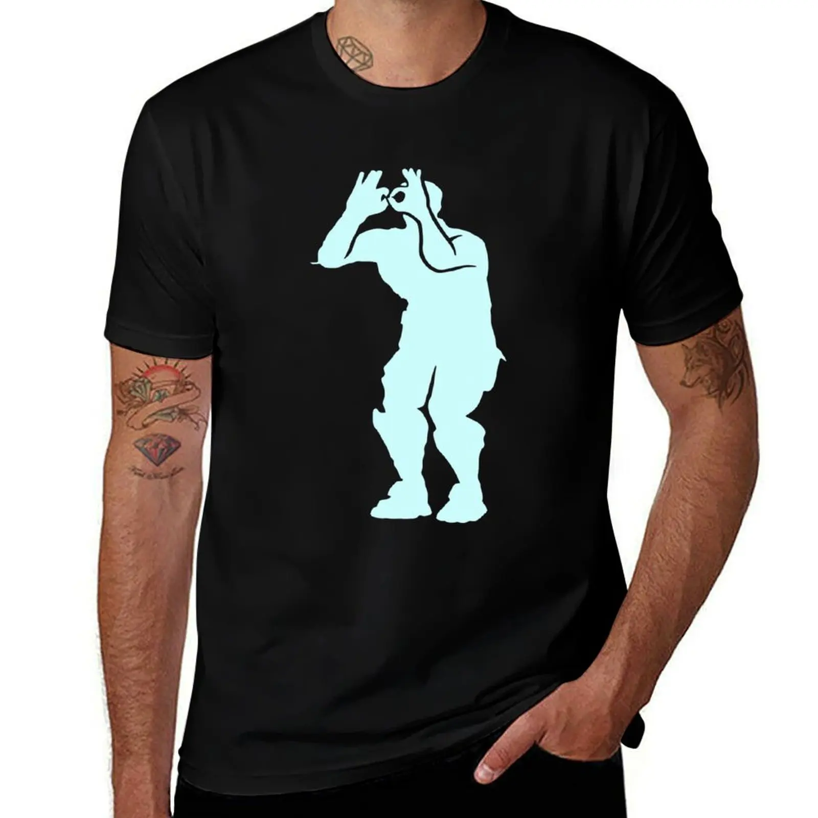 

Griddy man t white T-Shirt plain for shirt t The pack man Duo shirts