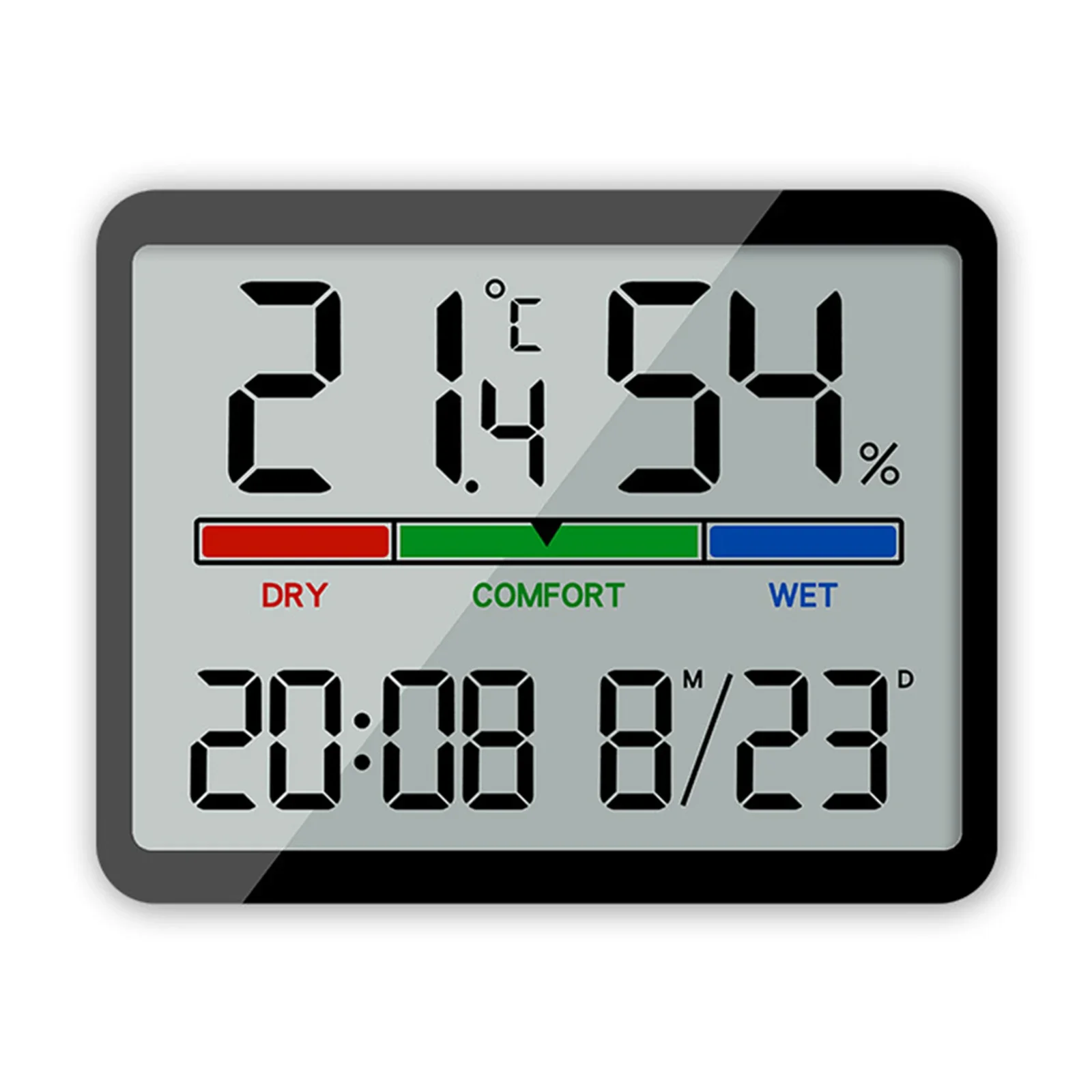 Temperature Electronic Clock Home Improvement Replacement Accessories Wall-mounted LCD Display Multi-function Battery Clock