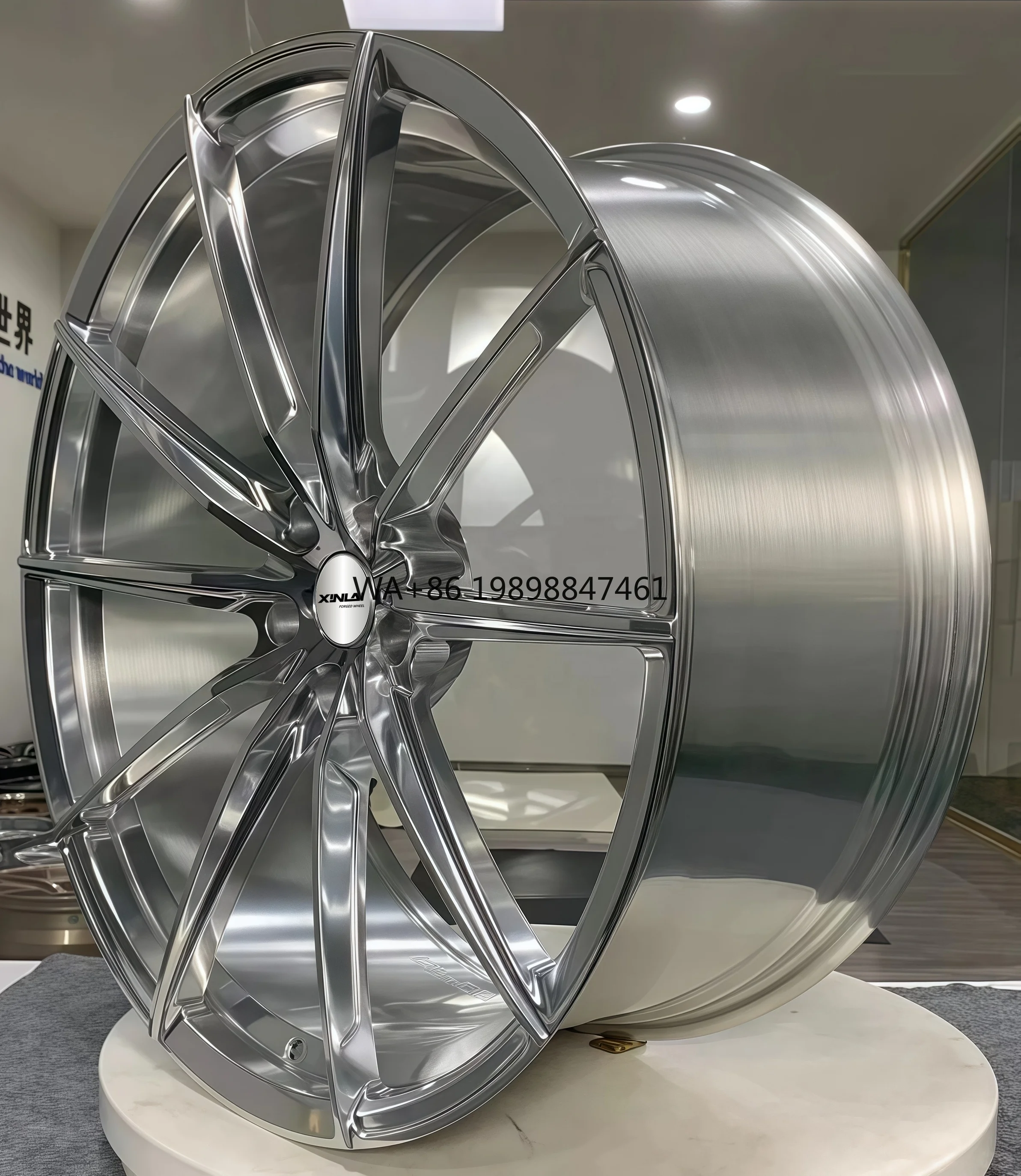 

1-Piece Deep Concave Silver Brushed Custom Forged Wheels 17 18 19 20 21 22 23 Inch Car Alloy Monoblock Wheel Rim