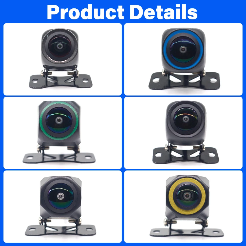 170 Deg HD 1080P High-definition Night Vision AHD Car Reversing Camera General Motors Rear Parking Cam with 3 Wire Control