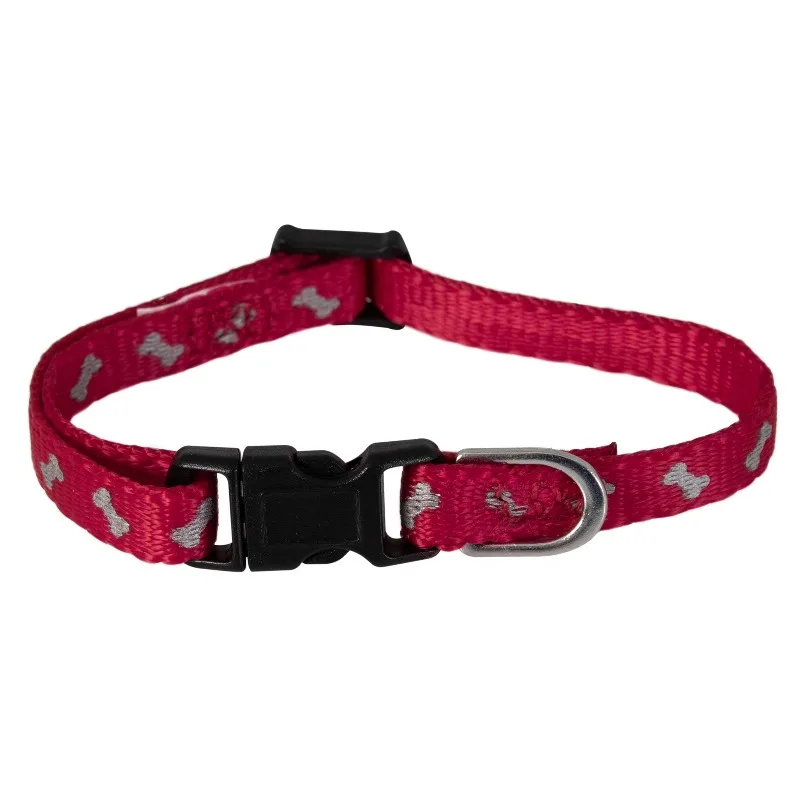 Reflective Adjustable Dog Collar for Small Breeds