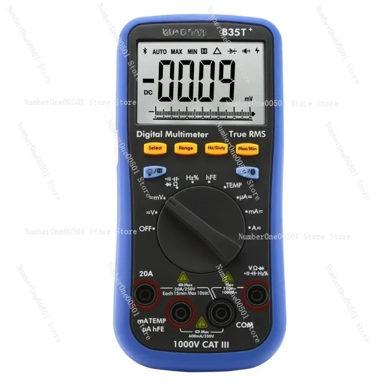 B35T Plus Digital Multimeter Bluetooth Data Logger Auto Ranging High Accuracy Overload Protection