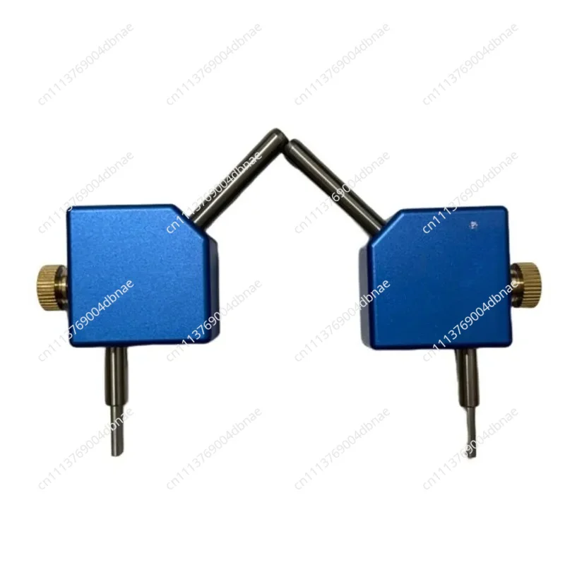 Universal high-precision 45° angle adapter block for gemstone processing