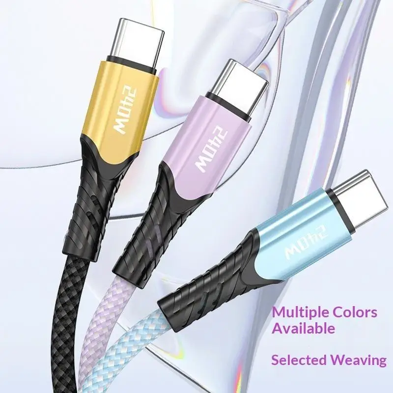 240W USB C Fast Charging Cable 0.25m/1m/1.5m/2m Phone USB Type C Quick Charge Data Wire For Phone USB C Data Line