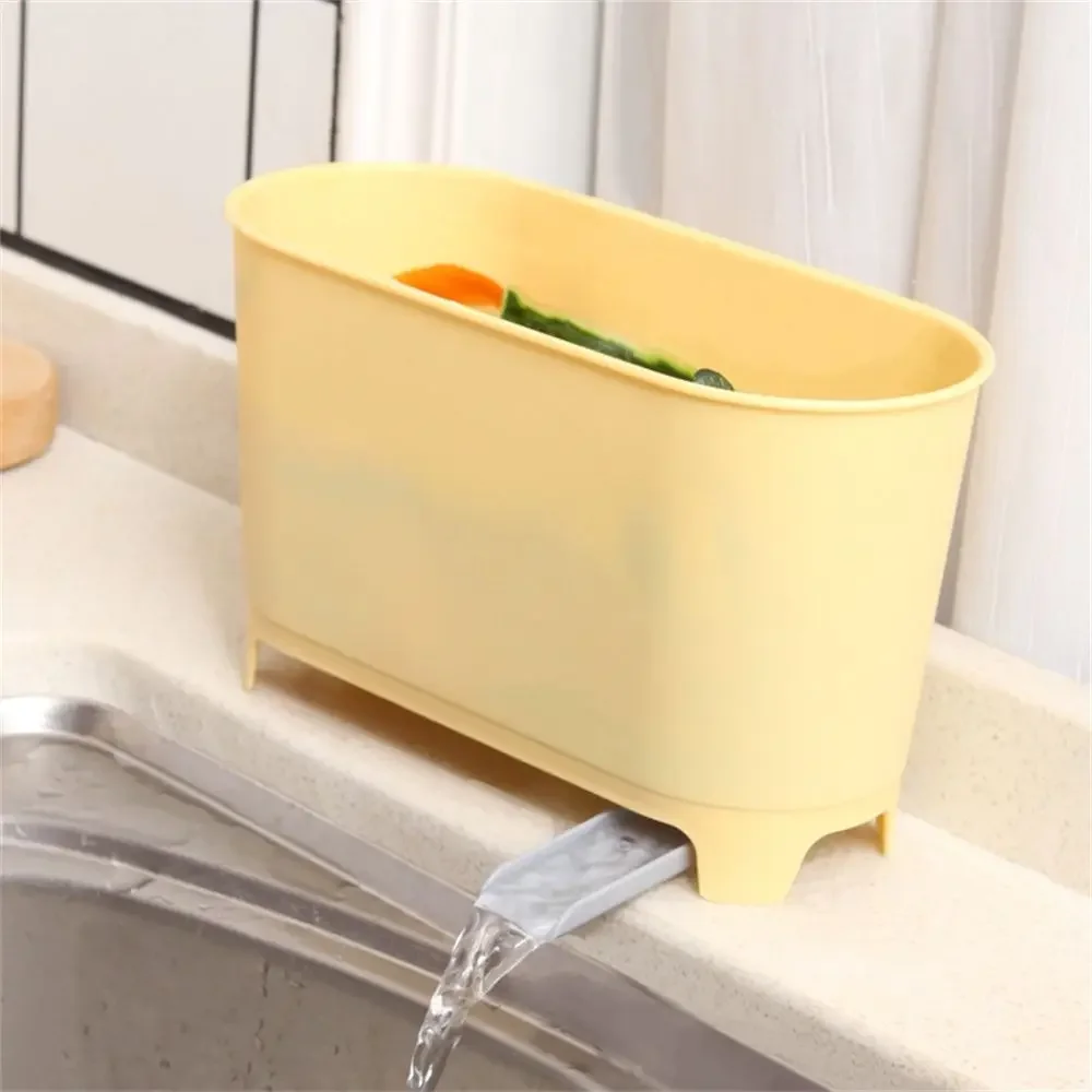 Strainer Food Residue Storage Box Kitchen Waste Bucket Drain Bucket Food Organization Storage Bucket Drain Trash Can