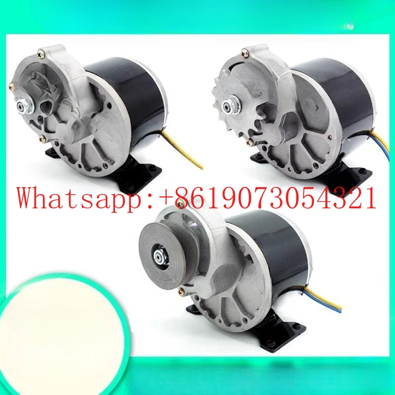 

Матовый мотор-редуктор постоянного тока с постоянным магнитом 12 В 350 Вт, модифицированный электрический игрушечный автомобиль, сельскохозяйственный двигатель для внесения удобрений