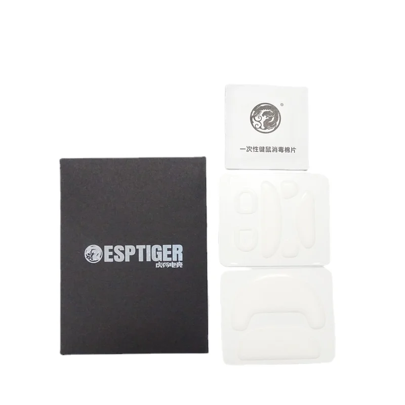 1 Pack Esports Tiger ICE V2 Mouse Skates Muis Voeten voor ENDGAME GEAR OP1WE Wit Glijdt Curve Edge