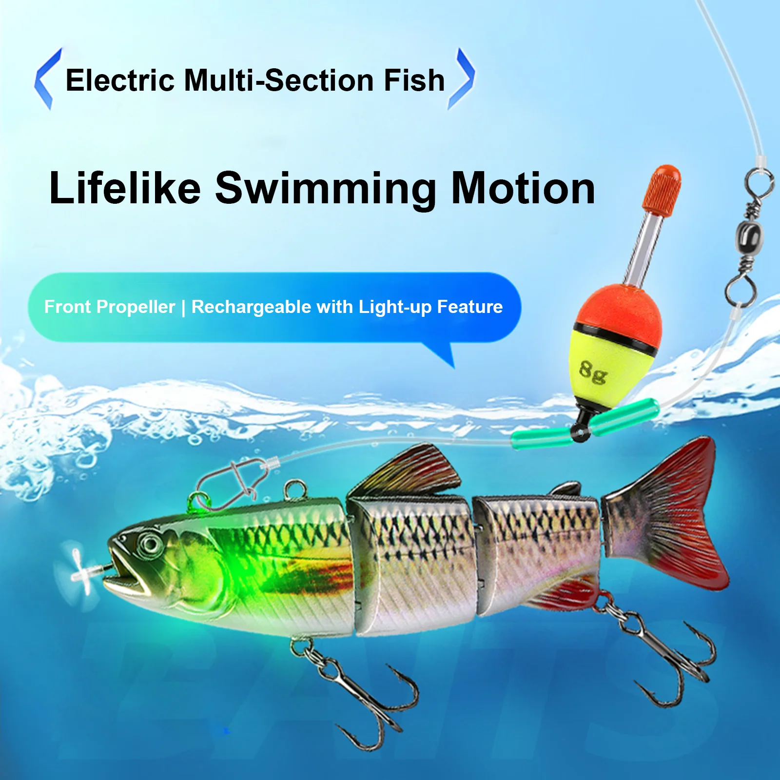 เหยื่อตกปลาไฟฟ้าแบบหลายข้อต่อ - Fishing Hook Treble บทวิจารณ์และราคา