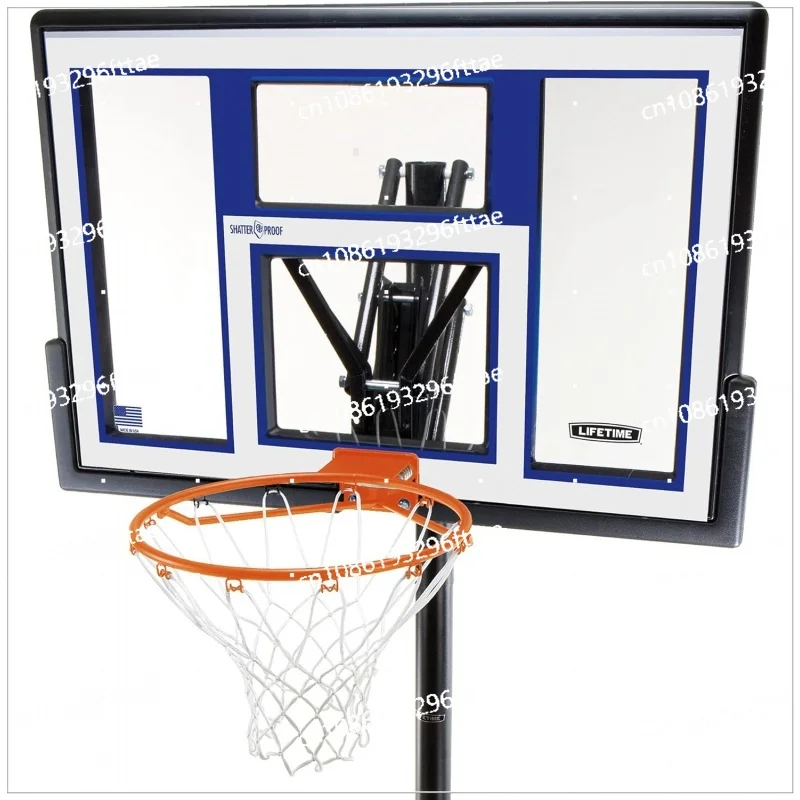 90168 48-inch Polycarbonate Backboard System Lifetime Portable Basketball Hoop