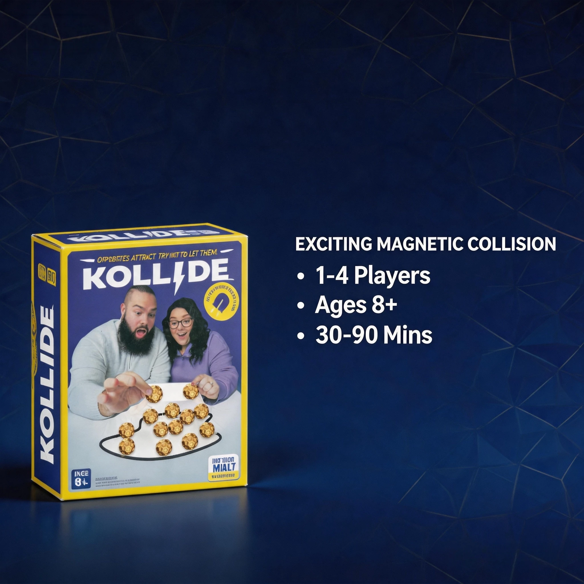 Golden Spherical Magnetic Effe - Board Game Multiplayer review and price