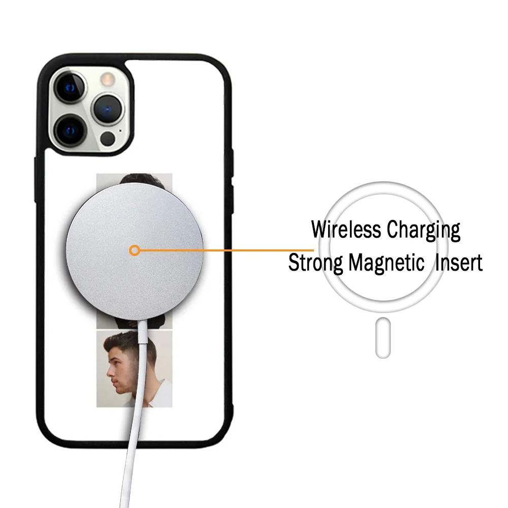 Band J-Jonas B- Brothers Phone Case For IPhone 11 12 13 14 15 Plus Pro Max Mirror Acrylic Cover For Magsafe Wireless Charging