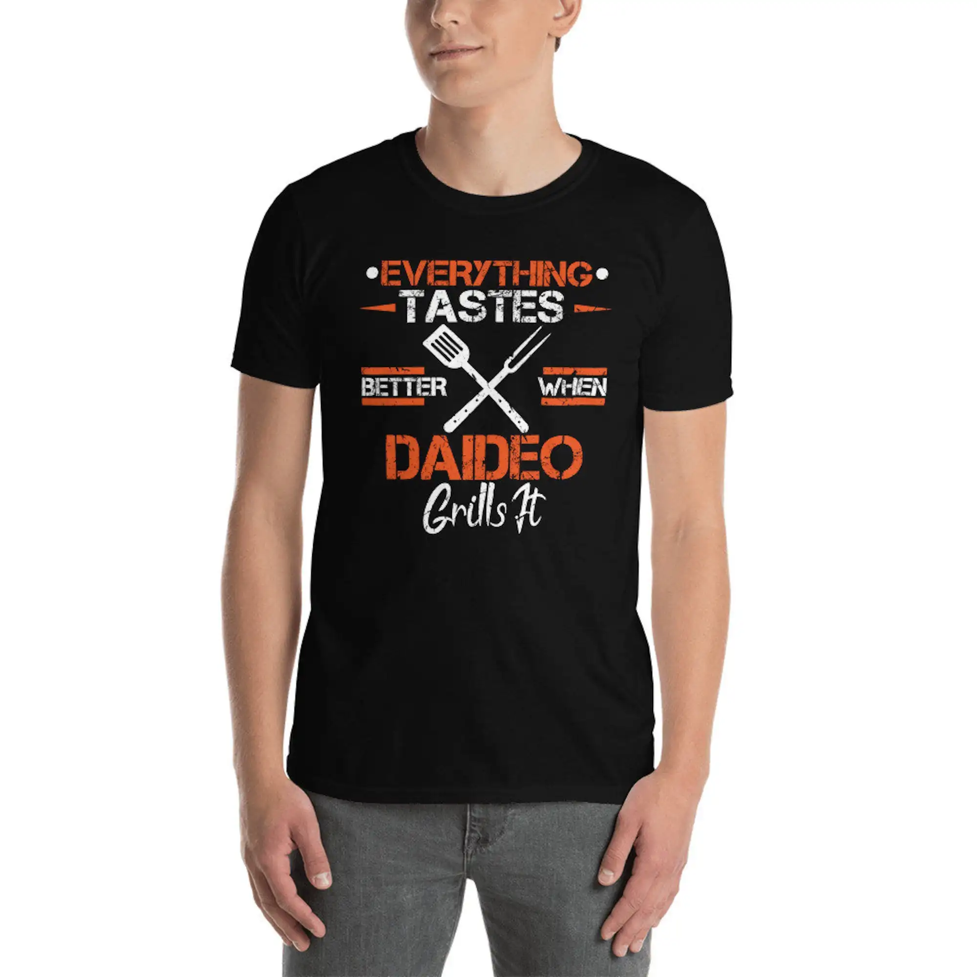 Everything Tastes Better When Daideo Grills It Irish Grandpa Unisex T-Shirt