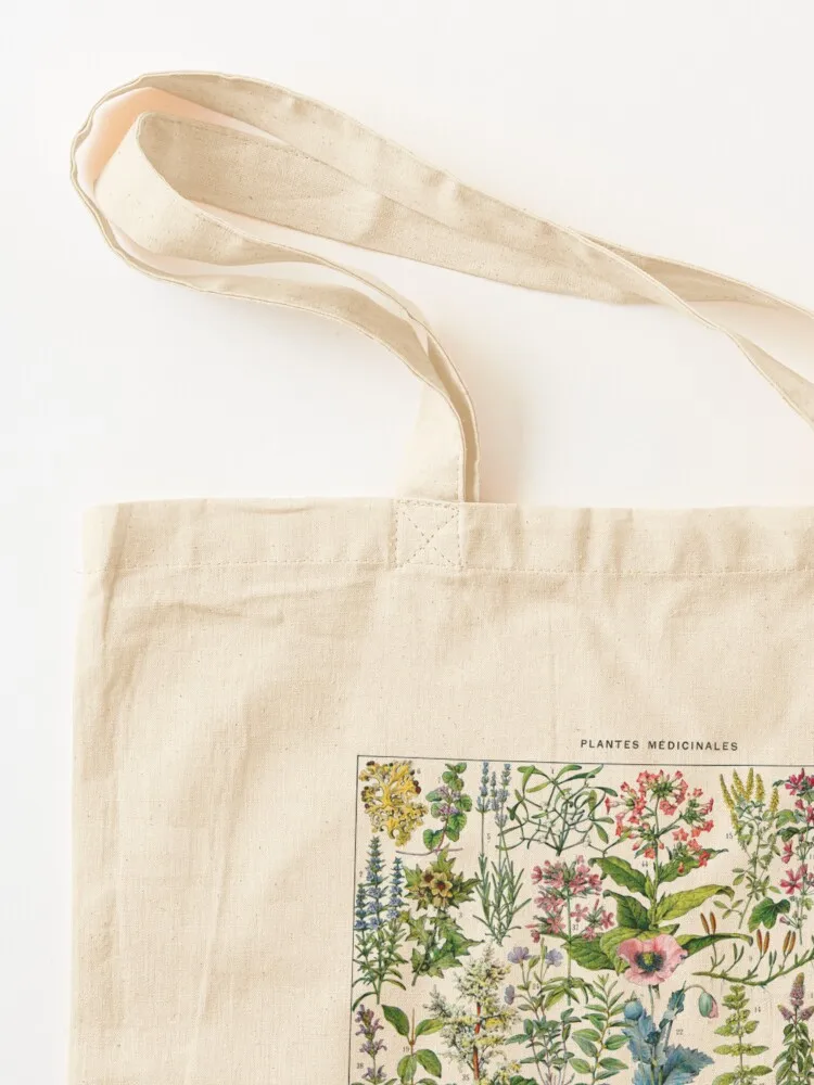 medicinal plants (plantes medicinales) white/transparent background Tote Bag custom bags Women bags