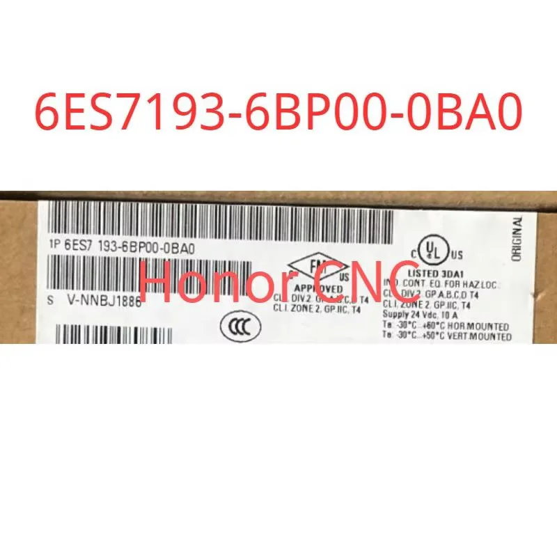 6ES7193-6BP00-0BA0 Brand New SIMATIC ET 200SP, BaseUnit BU15-P16+A0+2B, BU type A0,