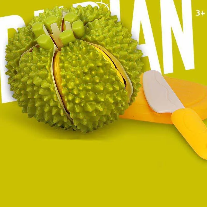 Kids Puzzle Toys Simulation Durian Cut Music Toys Creative Fun Fruit Cut Cut Music Baby Exercise Hand-brain Coordination Toys