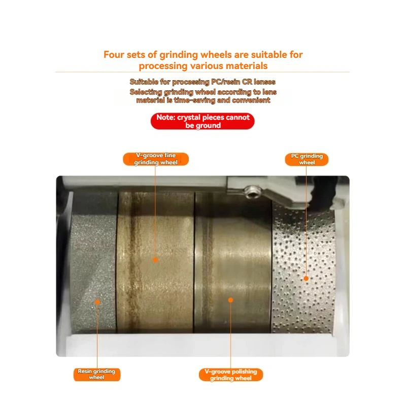 معدات النظارات آلة طحن العدسات الأوتوماتيكية الدقة طحن العدسة الأوتوماتيكية بالكامل SJG-6500