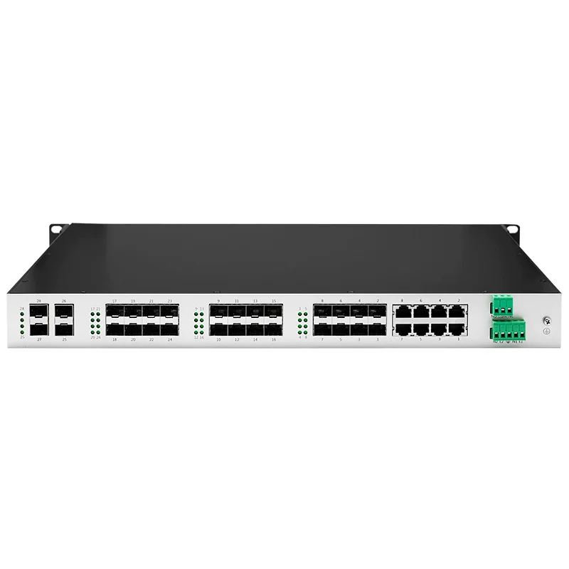 

UOTEK UT-63424G-16GT8GB-4XGP-BNA 10-гигабитный слой 3-управляемый Ethernet-коммутатор